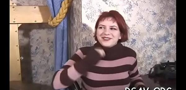 Cleanly bald pussy gets a complete sadomasochism treatment